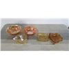 Image 1 : COLOURED GLASS DISHES