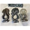 Image 2 : 4 CARVED STONE FIGURES