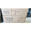 Image 2 : VIVO PNEUMATIC ARM SINGLE MONITOR DESK MOUNT, DUAL MONITOR DESK MOUNT, KEYBOARD TRAY AND SINGLE MONI