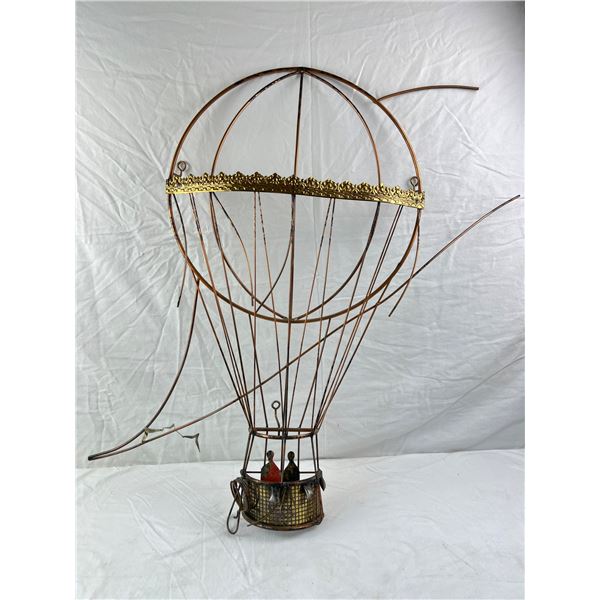 Metal Hot Air Balloon Wall Decor