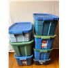 Image 1 : Various Plastic Storage Totes