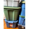 Image 3 : Various Plastic Storage Totes