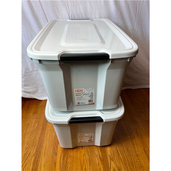 HDX Latched Totes