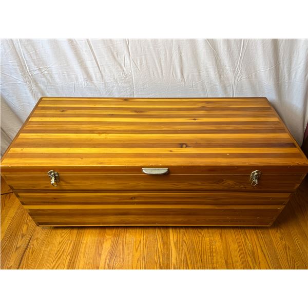 Wooden Storage Trunk
