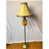 Image 1 : Vintage Floor Lamp with Amber Glass