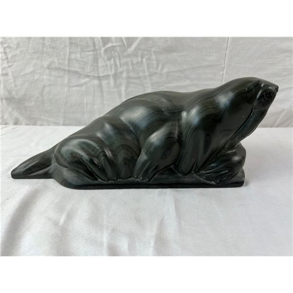 Stone Carved Walrus