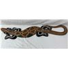 Image 1 : Hand Painted Wooden Lizard