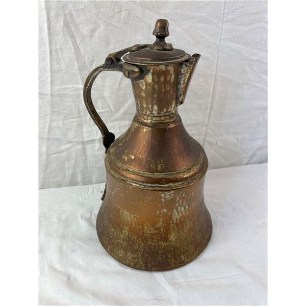 Vintage Copper Lidded Jug