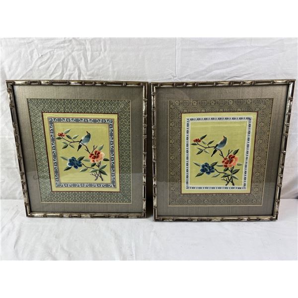Framed Textile Artwork