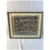 Image 1 : Framed Textile Art