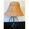 Image 1 : Decorative Wicker Table Lamp