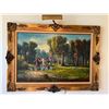 Image 1 : Framed Horseback Painting