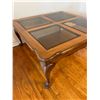 Image 2 : "Gordons" Wooden Coffee Table with Glass Inlay