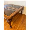 Image 3 : "Gordons" Wooden Coffee Table with Glass Inlay