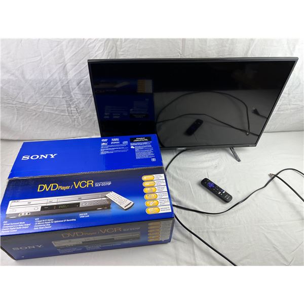 Philips 32" TV with Sony DVD Player