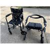 Image 1 : Collapsable Walker & Wheelchair