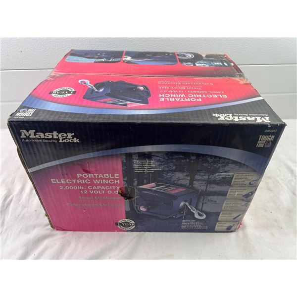 Master Lock Portable Electric Winch