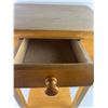 Image 2 : Wooden Side Table with Drawer