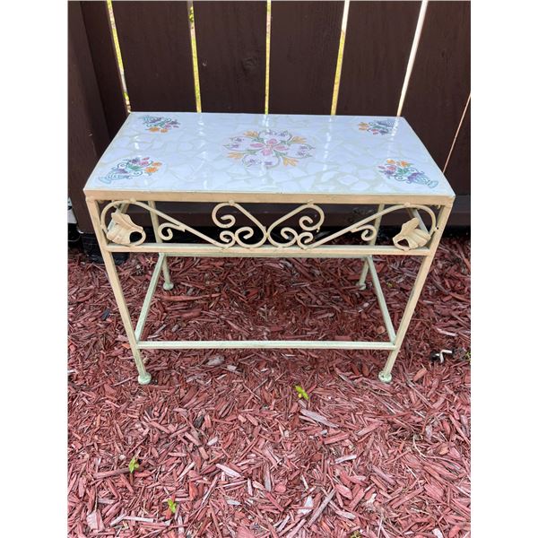 Mosaic Garden Bench