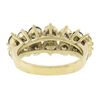 Image 6 : 14K Gold 2.24 ctw Dual Two Row Round Prong Set Diamond Stackable Wedding Band Ri