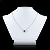 Image 3 : 2.08 ctw UNHEATED Pinkish Purple KASHMIR Sapphire and 0.53 ctw Diamond 14K White