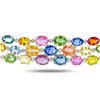 Image 2 : 44.57 ctw MultiColor Sapphire and 0.74 ctw Diamond 14K Yellow Gold Bracelet