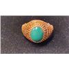 Image 1 : APPROX 18K LADIES RING SET WITH GREEN STONE (5.8G)