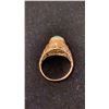 Image 3 : APPROX 18K LADIES RING SET WITH GREEN STONE (5.8G)