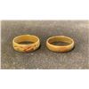 Image 2 : TWO APPROX 10K WEDDING RINGS (4.1G)