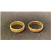 Image 3 : TWO APPROX 10K WEDDING RINGS (4.1G)