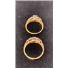Image 3 : APPROX 14K LADIES ENGAGEMENT RING SET WITH DIAMONDS (1X.1CT)  & APPROX 14K LADIES WEDDING RING WI...