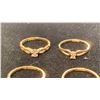 Image 2 : FIVE APPROX 14K LADIES RINGS SET WITH ASSORTED STONES (7G)