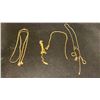 Image 1 : THREE APPROX 14K CHAINS (16-19") & APPROX 14K BRACELET (7", 4.7G)