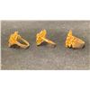 Image 2 : THREE APPROX 10K+ LADIES RINGS (17.6G)