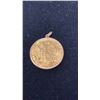Image 1 : APPROX 10K PENDANT SET WITH 1915 HUNGARY GOLD COIN (3.8G)