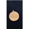 Image 2 : APPROX 10K PENDANT SET WITH 1915 HUNGARY GOLD COIN (3.8G)