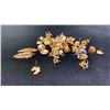 Image 1 : THIRTY SIX PAIRS APPROX 10K+ EARRINGS SET WITH ASSORTED STONES (23.1G)