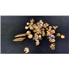 Image 2 : THIRTY SIX PAIRS APPROX 10K+ EARRINGS SET WITH ASSORTED STONES (23.1G)