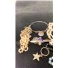 Image 2 : MISC JEWELRY (APPROX 1.1G GOLD AND 121.3G SILVER CONTENT)
