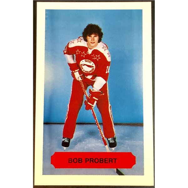 1984-85 SOO GREYHOUNDS (OHL)  - BOB PROBERT POLICE CARD