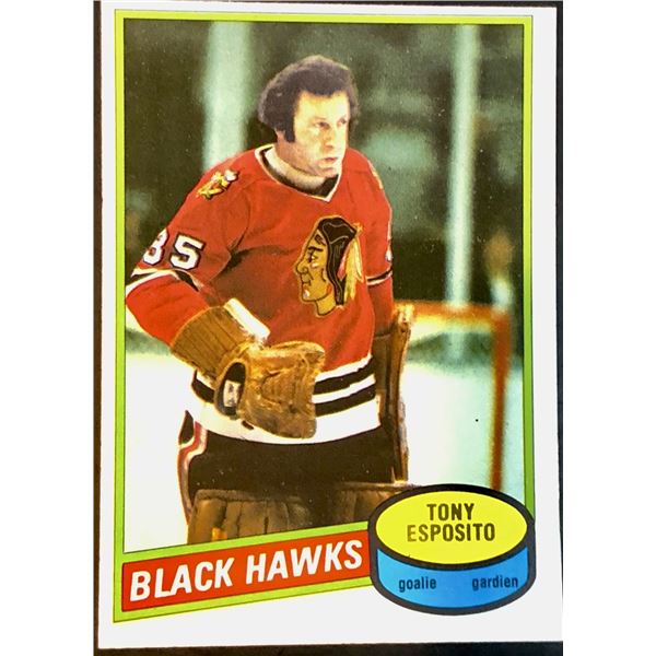 1980-81 O-PEE-CHEE TONY ESPOSITO (HOF)