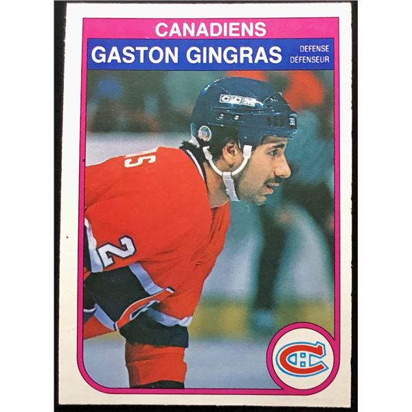 1982-83 O-PEE-CHEE GASTON GINGRAS