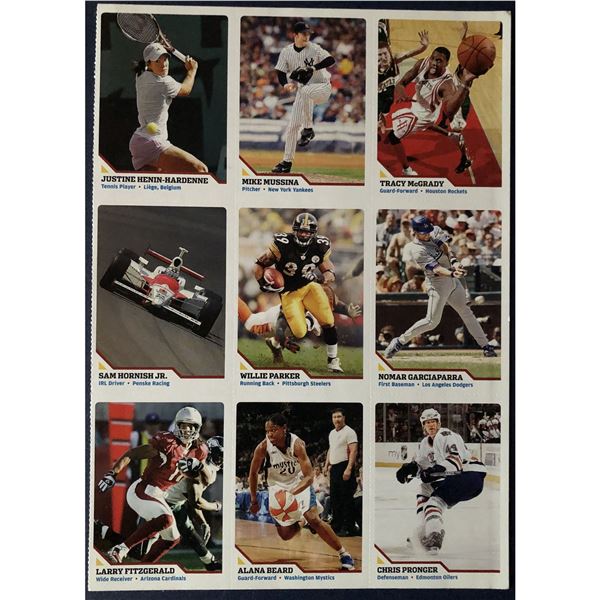 2006 SPORTS ILLUSTRATED COLLECTOR'S SHEET