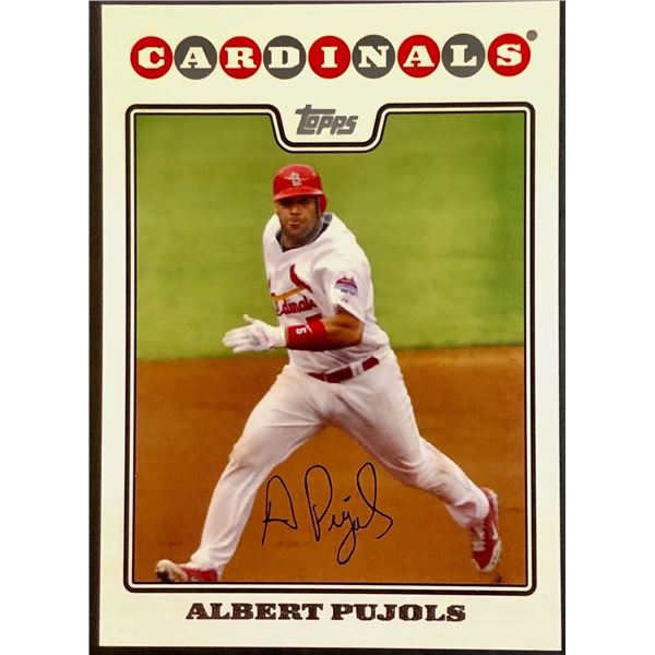 2008 TOPPS ALBERT PUJOLS
