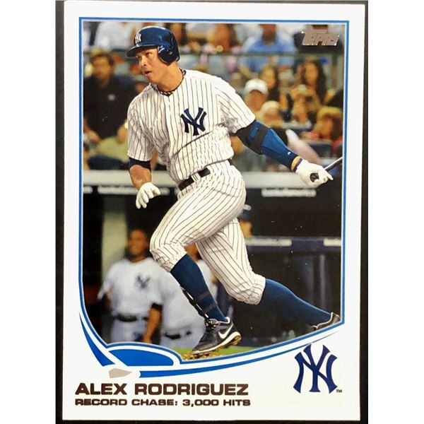 2013 TOPPS ALEX RODRIGUEZ