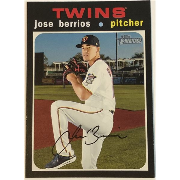 2020 TOPPS HERITAGE JOSE BERRIOS