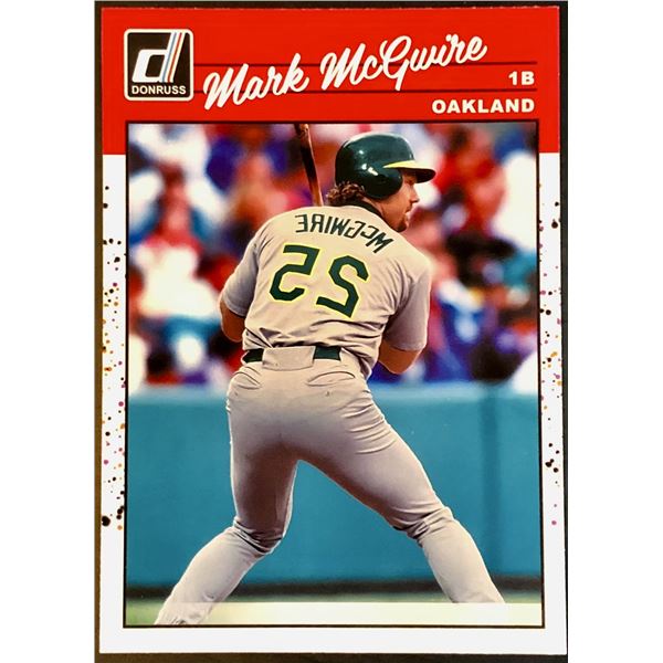 2023 DONRUSS RETRO MARK McGWIRE - ERROR CARD