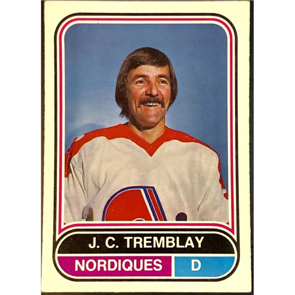 1975-76 WHA O-PEE-CHEE J.C. TREMBLAY