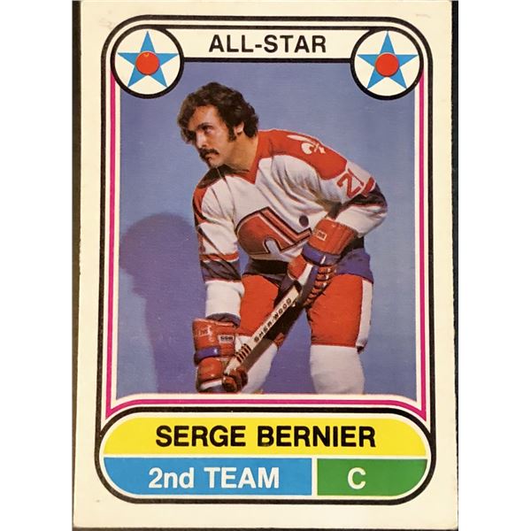 1975-76 WHA O-PEE-CHEE SERGE BERNIER