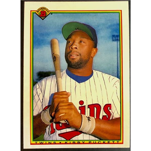 1990 BOWMAN KIRBY PUCKETT (HOF)